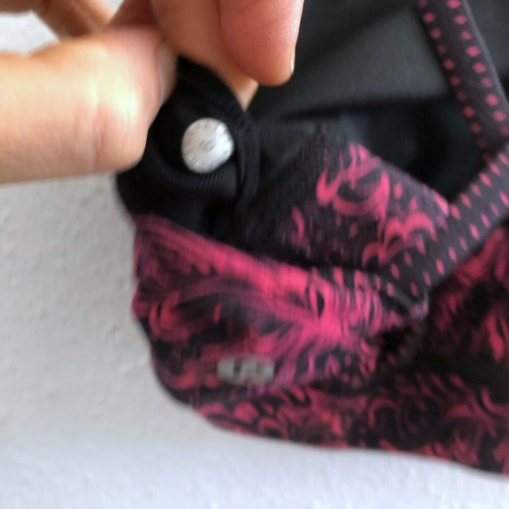 LULULEMON Energy Bra Infinity Energy Bra Glossy Black Size 6 - Picture 7 of 9